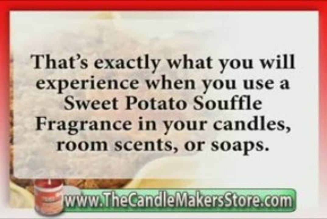 Home Scents For Candles: Sweet Potato Souffle Fragrance