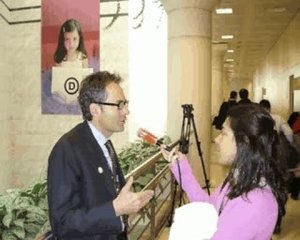 Intervista dhene Radio France International