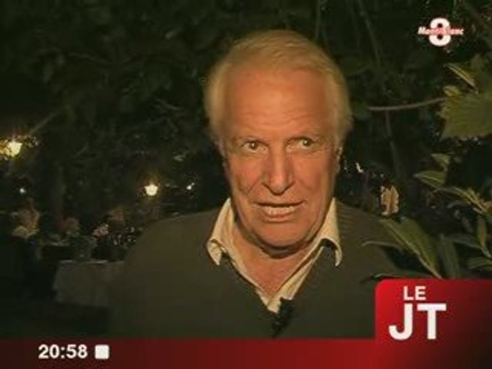 André Dussolier en vacances à Annecy