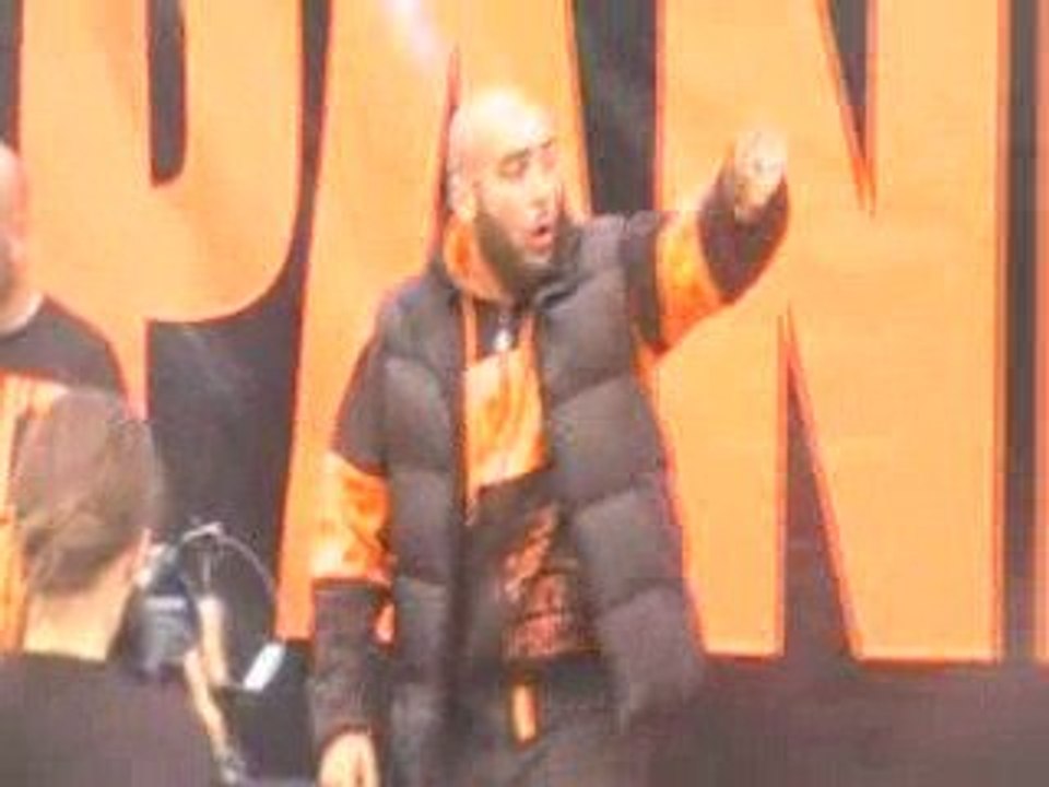 médine (tournage du  clip de don 't panik)