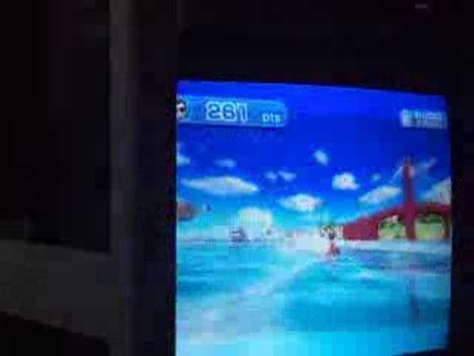 Test du WakeBorad dans Wii Sport Resort