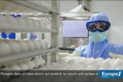 GrippeA: plongée dans un laboratoire qui produit les vaccins