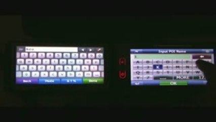 Comparison of Garmin Nuvi 255 and PocketMap PND-428A