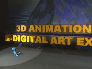 3D Animation & Digital Art Expo - Website Animation
