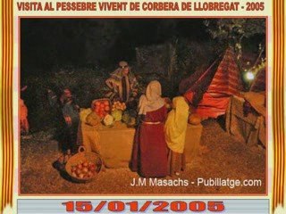 Visita al Pessebre de Corbera de Llobregat 2005
