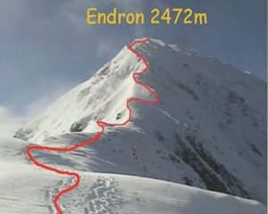 alpinisme en Ariege à la Pique d'Endron.