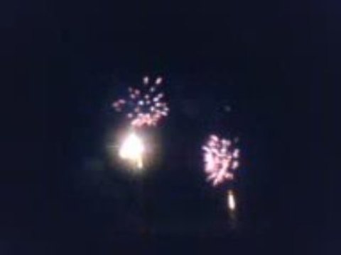 fin des vacance avec ce feu d'artifice