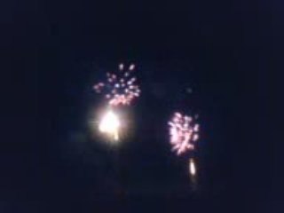 fin des vacance avec ce feu d'artifice