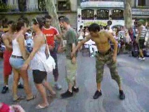 barcelone ramblas - Jump à la Meska