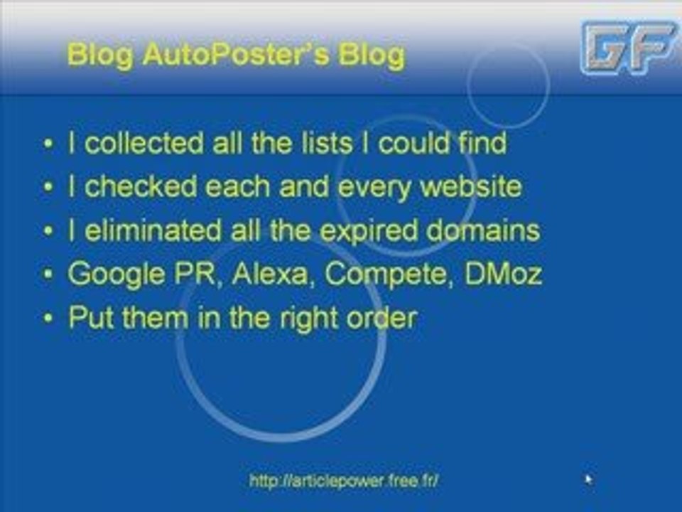 Article Power Directories List