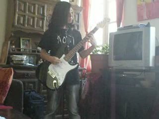 korn freak on a leash guitare