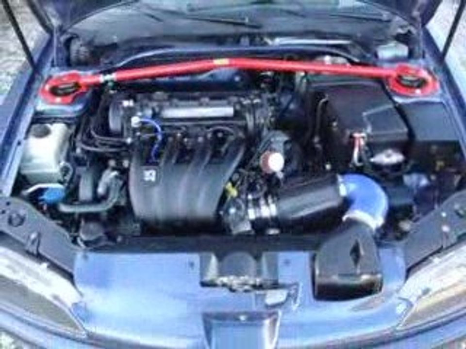 Vidéo kit admission dynamique en carbone JR sur 306 xsi