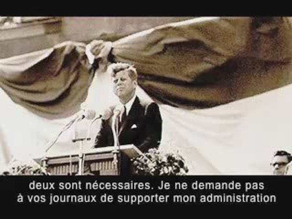 Discours de JFK - Sociétés Secrètes