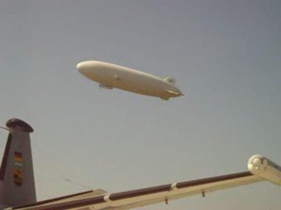 Flug des zeppelines.