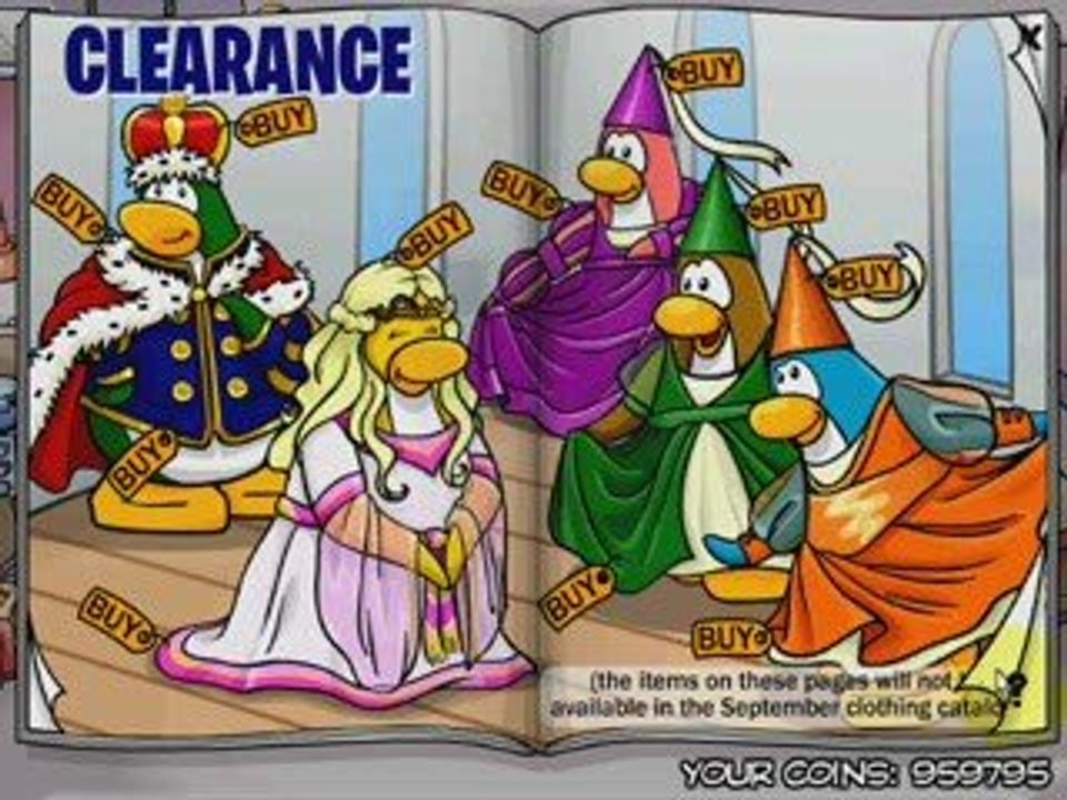 Club Penguin - Penguin Style Catalog Cheats