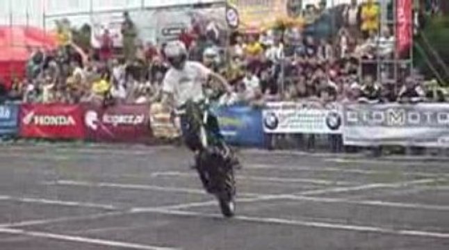 Stunt GP Bydgoszcz 2009 - Romet Komar i MZ ETZ 150