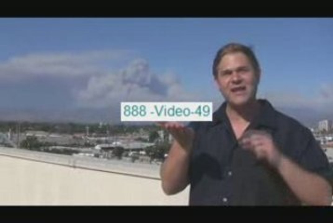 Los Angeles Fire Near Azusa Glendale La Crescenta Fire Video