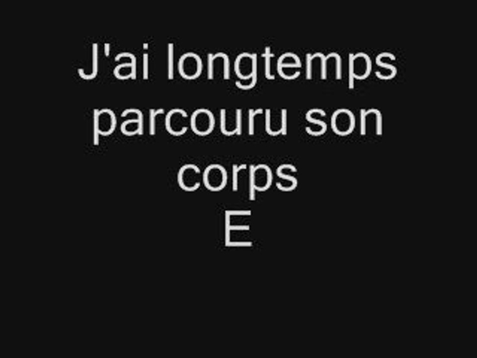 derniere danse (cover) +paroles (KYO)