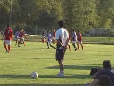 Hugo match amical à Nîmes / images du Match
