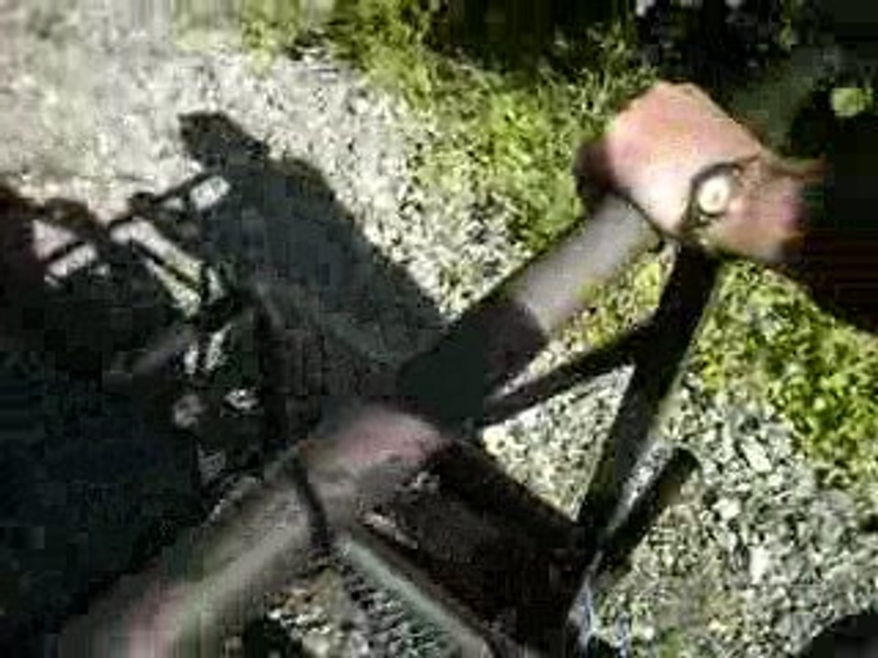 On the vélorail again...