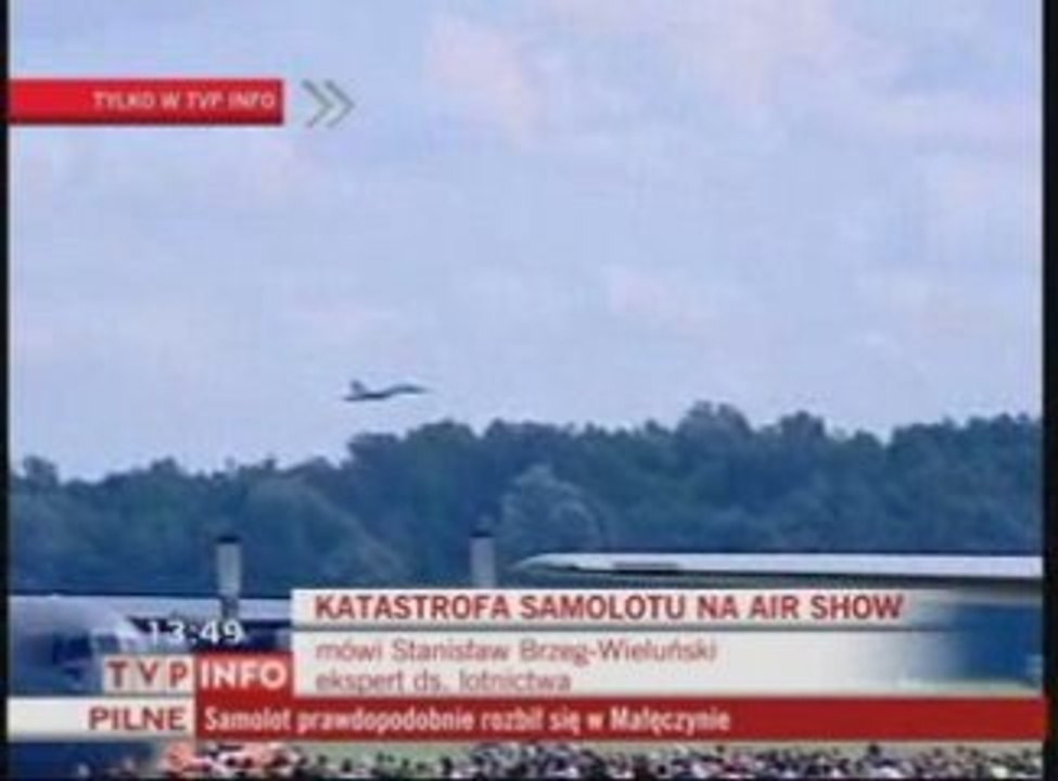 SU 27 Crash (Air Show in Poland)