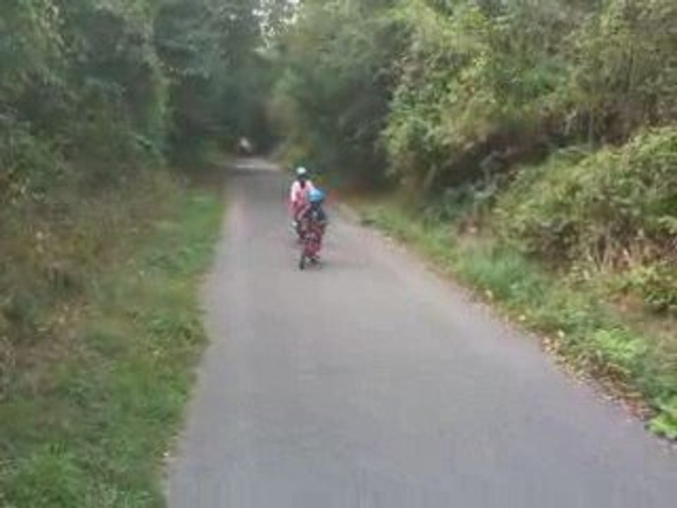 Christella & Fabienne en vélo dans la Forêt de Saint-Germain