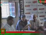 Conference de presse du mouloudia (300809)