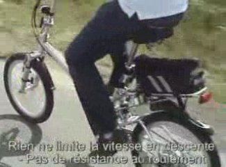 Présentation du vélo électrique pliable ISD 618