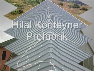 Hilal Konteyner Prefabrik ev Kurulum Videosu