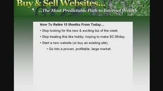 Buying & Selling Websites - Income Potential