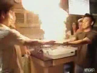 bolle di sapone a fuoco