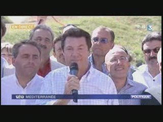 Christian Estrosi FRANCE 3 AURON 2009