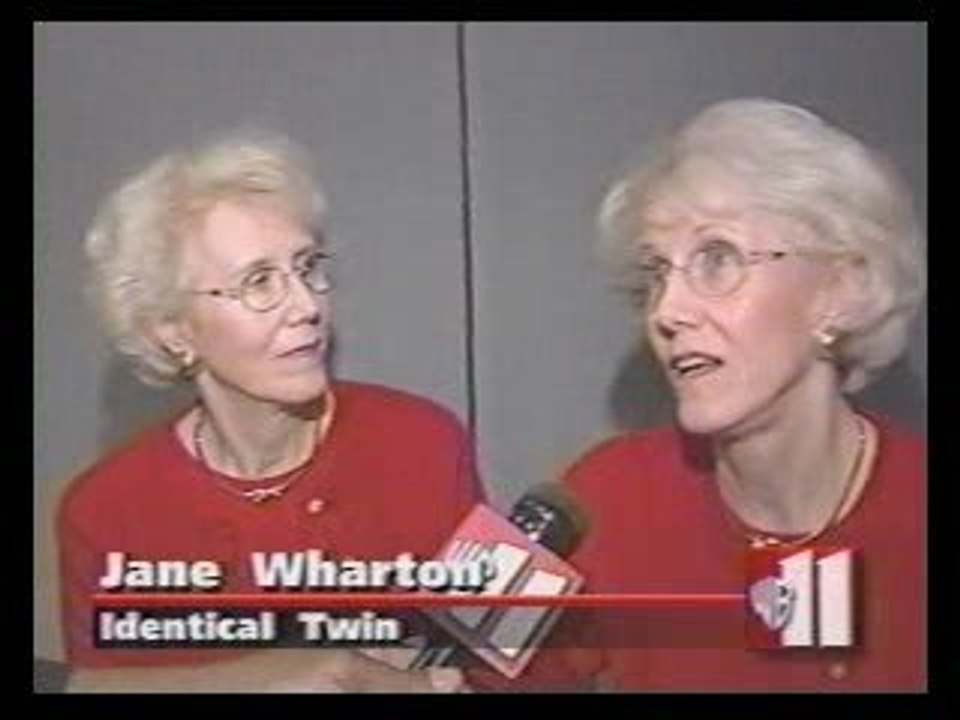 Dr. Antell and twins study aging.