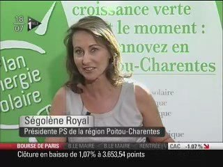 Interview de Segolene Royal sur la taxe carbone