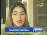 CÁRCEL PARA ZEGARRA POR AGREDIR A ZULLY PINCHI DE APERTURA