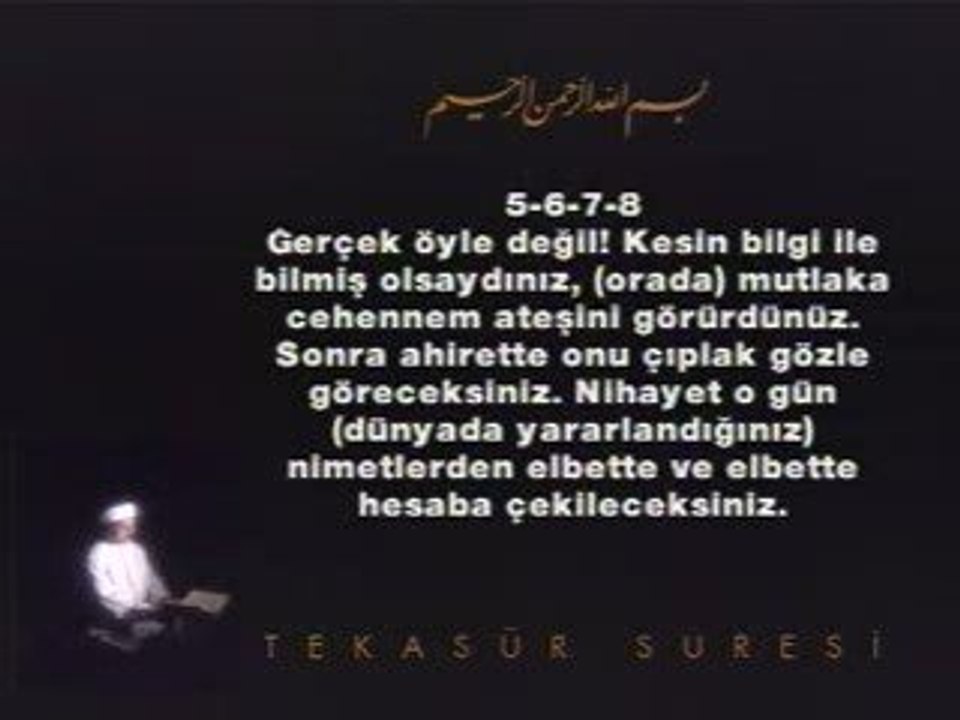 Fatih Çollak - Tekasür Suresi