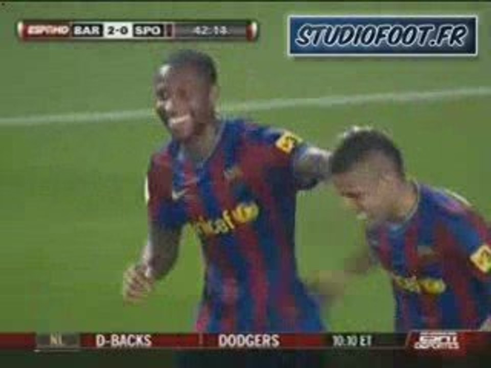 FC BARCELONE 2-0 GIJON KEITA