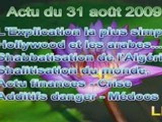 Actu et réflexions du 1er septembre 2009