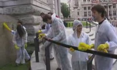 Climate Camp: Cleaning up the Treasury