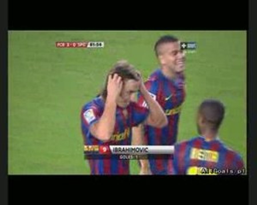 But extraodinaire Ibrahimovic Barcelone 3-0