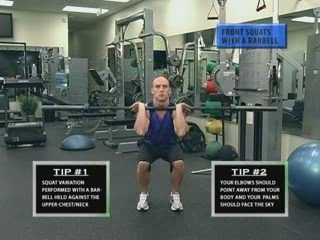 Front Squats | Barbell Front Squats