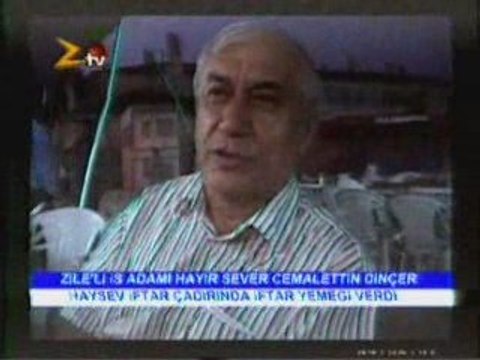 Cemalettin Dinçerden iftar yemeği zileweb.com