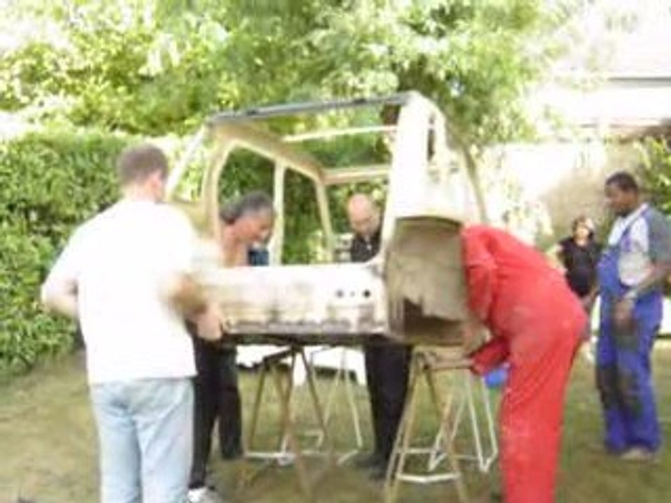 Dyane au jardin