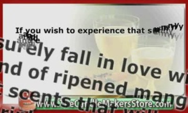 The Candle Makers Store: Mango Papaya Fragrance