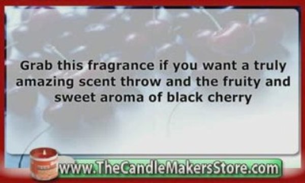The Candle Makers Store: Black Cherry Fragrance