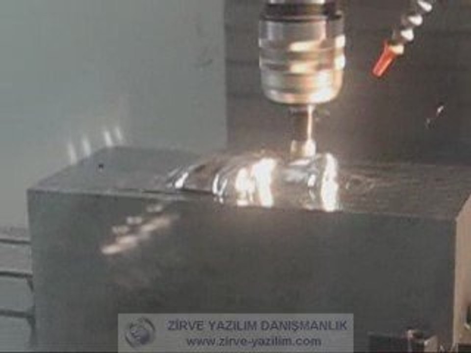 NCBrain ile CAM datası optimize edilerek işlenen Atatürk