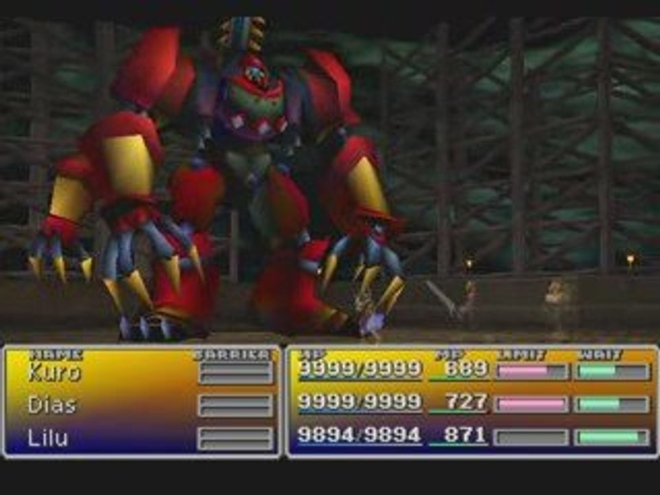 FF7 Hard : boss 28 Superbe Lourdaud