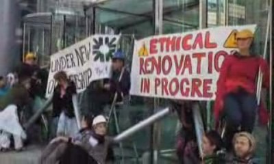 Climate Camp: RBS Blockade