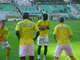 FC NANTES/ISTRES échauffement des canaries