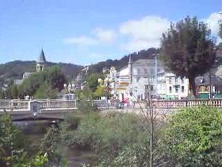 La Bourboule: Panorama depuis l'avenue Alsace-Lorraine